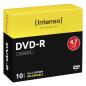 Preview: 1x10 Intenso DVD-R 4,7GB 16x Speed, Slimcase