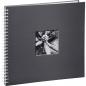 Preview: Hama "Fine Art" Spiral grau 36x32 50 weiße Seiten       2113