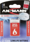 Preview: 1 Ansmann Lithium 9V-Block speziell für Rauchmelder