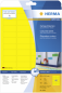 Preview: Herma Etiketten gelb   45,7x21,2 20 Blatt DIN A4 960 Stück   4366
