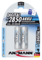 Preview: 1x2 Ansmann NiMH Akku 2850 Mignon AA 2650 mAh DIGITAL
