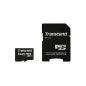 Preview: Transcend microSDXC         64GB Class 10 + SD Adapter