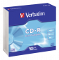 Preview: 1x10 Verbatim CD-R 80 700MB 52x Data Life Slim Case