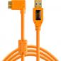 Preview: Tether Tools TPro USB 3.0 Micro-B Right Angle 4.6m/15 ORG