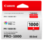 Preview: Canon PFI-1000 R red