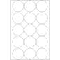 Preview: Herma Verschlussetik.    rund 32 16 Blatt 111x170 240 Stück  2277