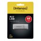 Preview: Intenso Alu Line silber     64GB USB Stick 2.0
