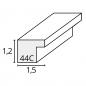 Preview: Deknudt S44CD1             15x20 Holz silber