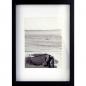 Preview: Nielsen Aura schwarz     21x29,7 Holz inkl. Passepartout  1121000