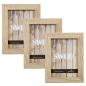 Preview: 3x1 Goldbuch Dream natur   13x18 Holz MDF Portraitrahmen   920563