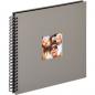 Preview: Walther Fun grau Spiral    30x30 50 schwarze Seiten        SA110X