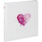 Preview: Hama Lazise pink Buchalbum 29x32 50 weiße Seiten Hochzeit    2361