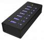 Preview: RaidSonic ICY BOX IB-AC618 7-Port USB 3.0 Hub Aluminium