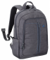 Preview: Rivacase 7560 Rucksack 15,6" Grau Canvas Material