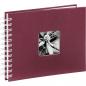 Preview: Hama "Fine Art" Spiral bordeaux 24x17 50 weiße Seiten       1964
