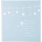 Preview: Goldbuch Poetry blue       30x31 60 weiße Seiten Babyalbum  15131