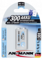 Preview: 1 Ansmann maxE NiMH Akku 300 9V-Block 270 mAh