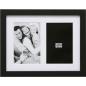 Preview: Deknudt S66KA2 Galerie   2x13x18 Holz schwarz mit Passepartout