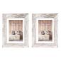 Preview: 2x1 ZEP Nelson 6 weiß/br.  18x24 Holz Bilderrahmen         V21186