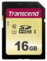 Preview: Transcend SDHC 500S         16GB Class 10 UHS-I U1 V30