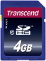 Preview: Transcend SDHC               4GB Class 10