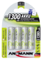 Preview: 1x4 Ansmann maxE NiMH Akku Mignon AA 1300 mAh