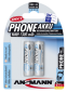 Preview: 1x2 Ansmann maxE NiMH Akku Mignon AA 1300 mAh DECT PHONE