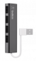 Preview: Belkin ultraflacher 4-Port Slim Travel-Hub passiv schw. F4U042BT