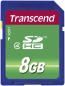 Preview: Transcend SDHC               8GB Class 4