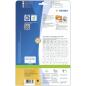 Preview: Herma Etiketten 70x37 weiß 10 Blatt DIN A4 240 Stück   8644