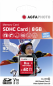 Preview: AgfaPhoto SDHC Karte         8GB High Speed Class 10 UHS I