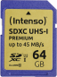 Preview: Intenso SDXC Card           64GB Class 10 UHS-I Premium