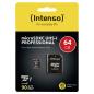 Preview: Intenso microSDXC           64GB Class 10 UHS-I Professional