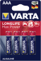 Preview: 1x4 Varta Max Tech Micro AAA LR 03