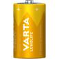 Preview: 1x2 Varta Longlife Extra Mono D LR 20