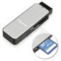 Preview: Hama USB 3.0 Multikartenleser SD/microSD Alu schwarz/silber