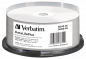 Preview: 1x25 Verbatim BD-R Blu-Ray 50GB 6x Speed printable Cakebox