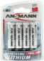 Preview: 1x4 Ansmann Extreme Lithium Mignon AA LR 6