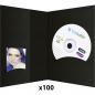 Preview: 1x100 Daiber Passbildmappen m. CD-Rom-Fach bis 10x15 schwarz