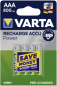 Preview: 10x4 Varta Rechargeable Accu NiMh 800 mAh Micro VPE Innenk.