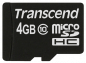 Preview: Transcend microSDHC          4GB Class 10 + SD-Adapter