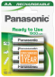 Preview: 1x4 Panasonic Akku NiMH Mignon AA 1900 mAh Ready to Use