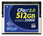 Preview: Wise CFast 2.0 Card 3500x  512GB blue
