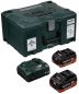 Preview: Metabo Basis-Set 2x 18V 8,0 Ah LiHD + ASC Ultra + Metaloc