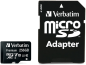 Preview: Verbatim microSDXC         256GB Class 10 UHS-I incl Adapter