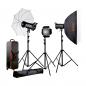 Preview: Godox QT400II-C Studio-Kit Studioblitzgeräte-Kit 2 x 400Ws