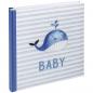 Preview: Walther Sam blau         28x30,5 50 weiße Seiten Babyalbum UK183L