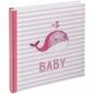 Preview: Walther Sam rosa         28x30,5 50 weiße Seiten Babyalbum UK183R