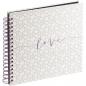 Preview: Hama Romance Spiral-Album  28x24 40 schwarze Seiten Hochzeit 3831