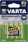 Preview: 1x4 Varta Rechargeable Accu AA NiMH 2600 mAh Mignon